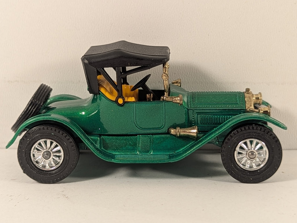 Matchbox 1913 Cadillac Die-cast Model Car Green Y-6