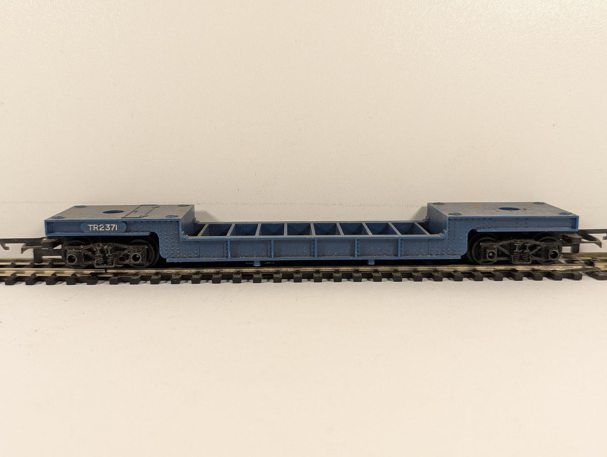 Tri-ang OO Gauge Dropframe Bogie Wagon Goods Wagon TR2371 Blue R113