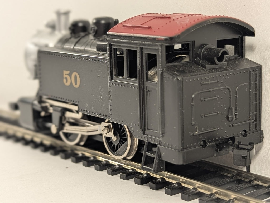 Model Power HO Scale 0-4-0 Steam Locomotive 50 Santa Fe 6500