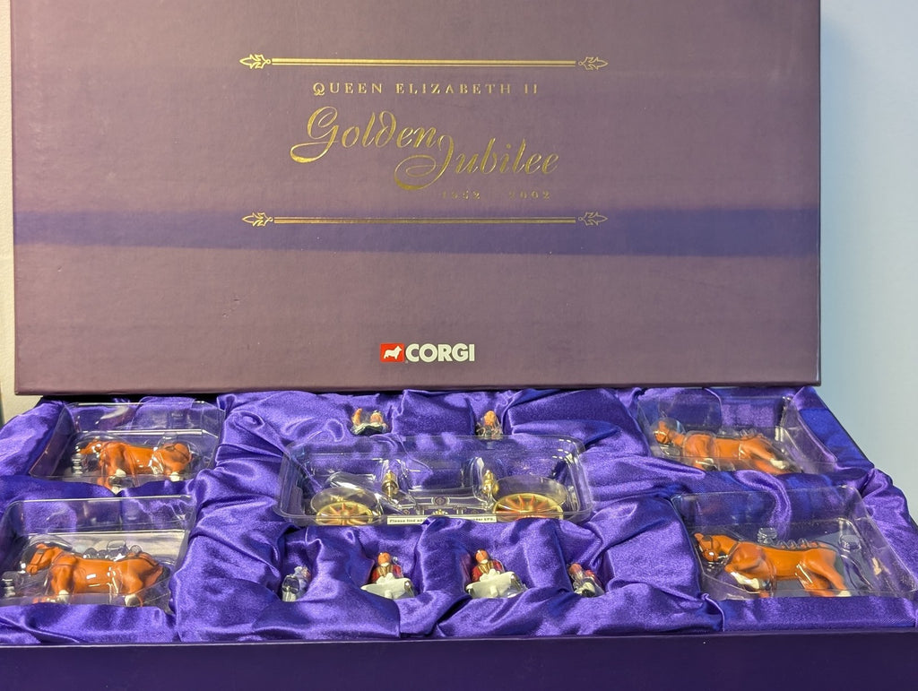 Corgi Queen Elizabeth II Golden Jubilee 1952-2002 State Coach Set