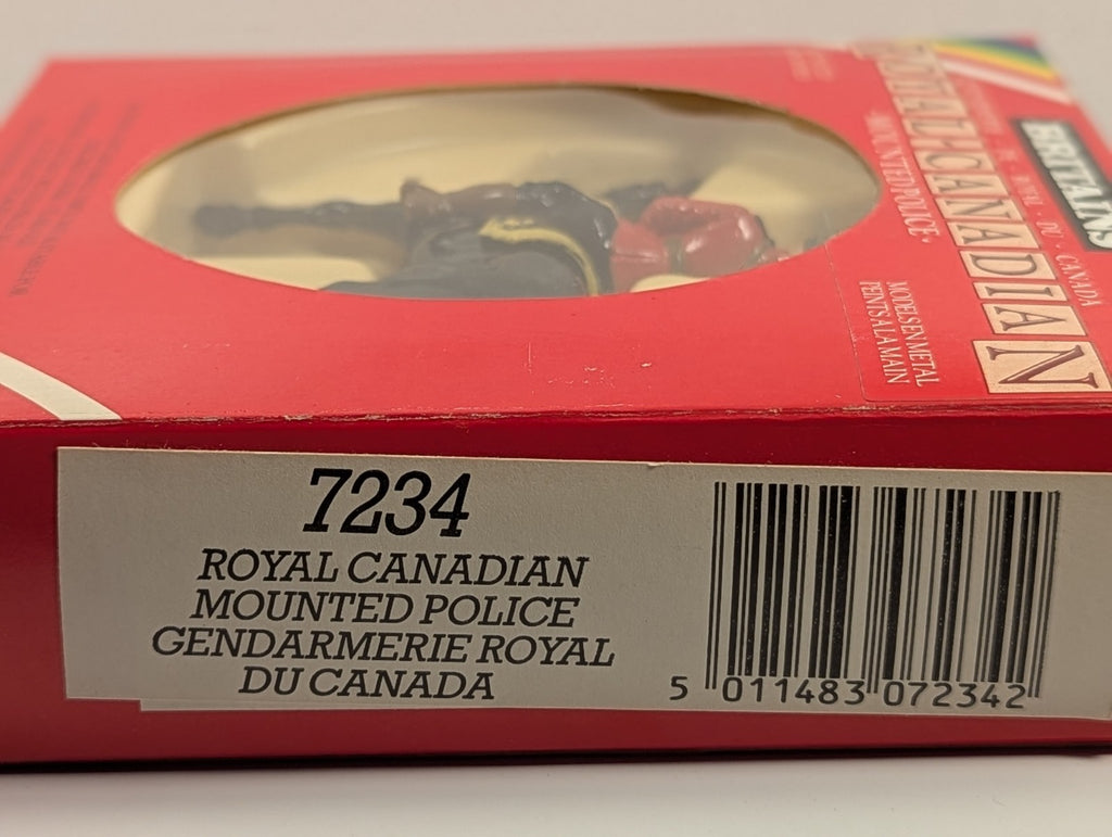 Britains 7234 Royal Canadian Mounted Police Metal Model Set