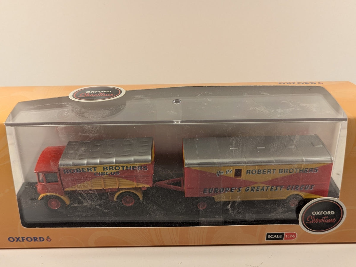 Oxford Diecast 76AEC019 AEC Matador & Trailer Robert Brothers
