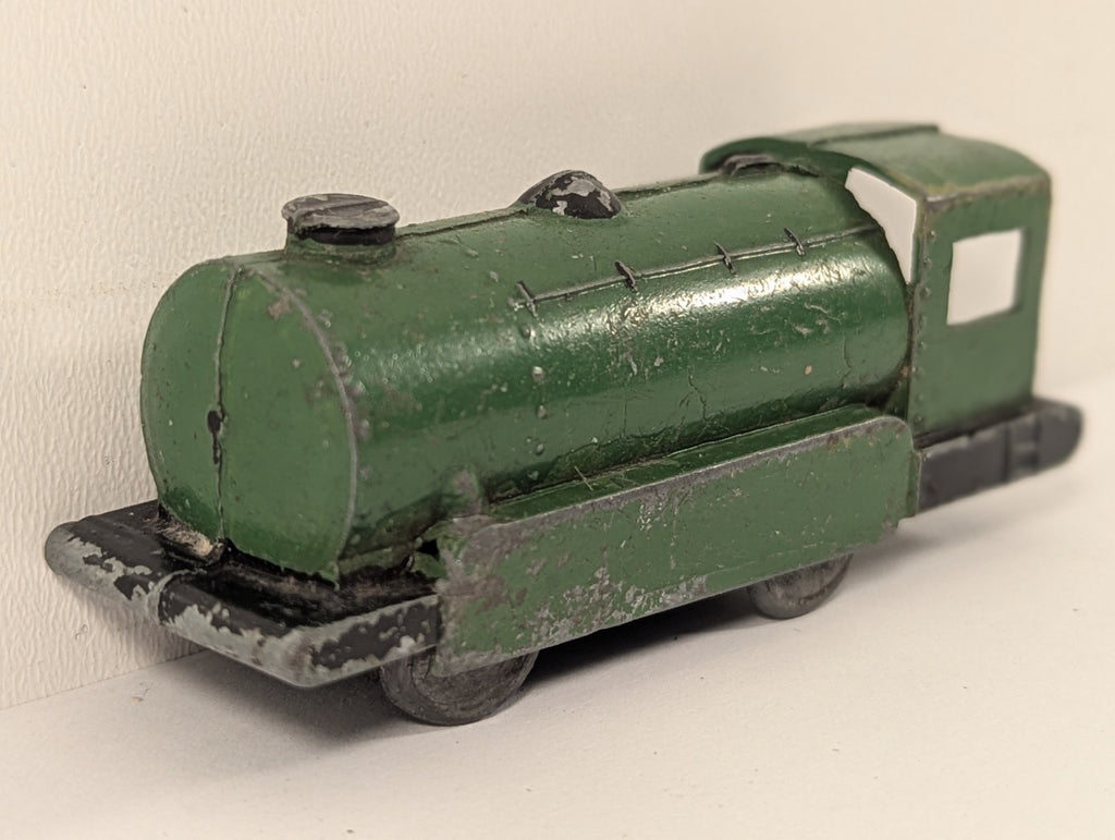 Vintage Kay  Diecast Clockwork 0-4-0 Tank Locomotive Green