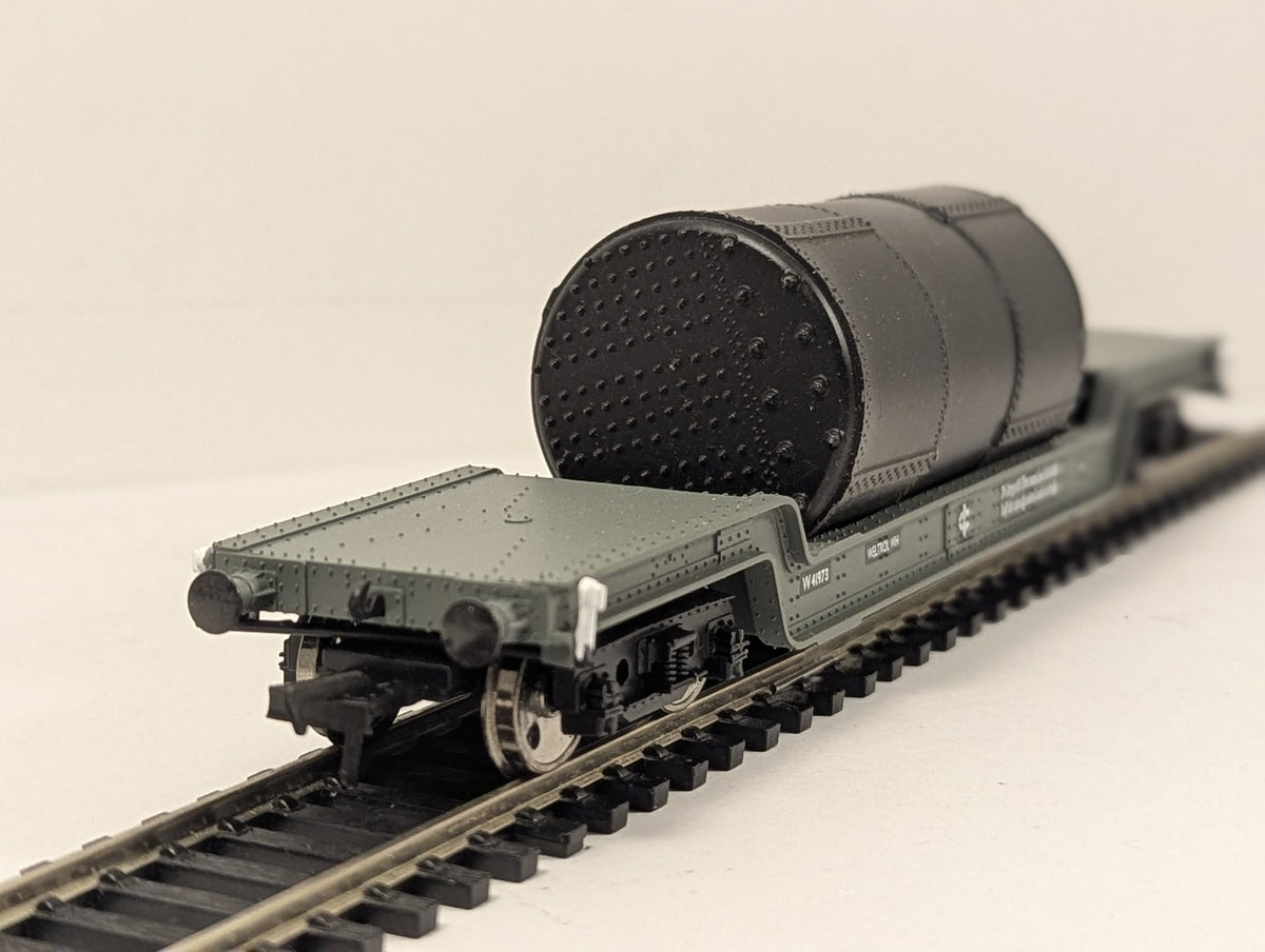 Bachmann OO Gauge 45 Ton Bogie Well Wagon Goods Wagon W 41973 BR Grey 33-901C