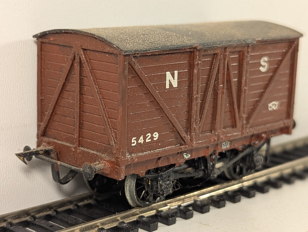 Kitbuilt North Staffordshire Railway NSR Diagram 9 10-Ton Covered Goods Van
