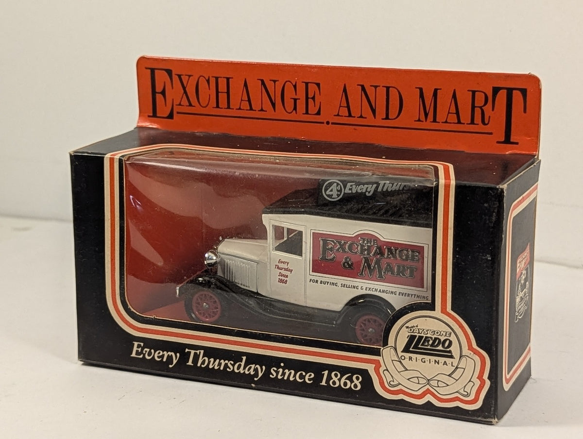 Lledo Days Gone Ford Model A Van - Exchange & Mart Die-cast Model Van