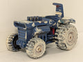 Matchbox Mod Tractor Die-cast Model Tractor Metallic Blue K-3