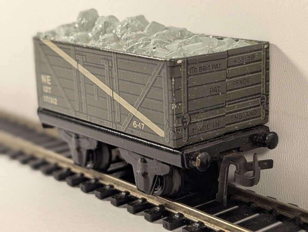 Trix Twin Railway OO Gauge Ballast Wagon Goods Wagon 171312 NE Grey 609