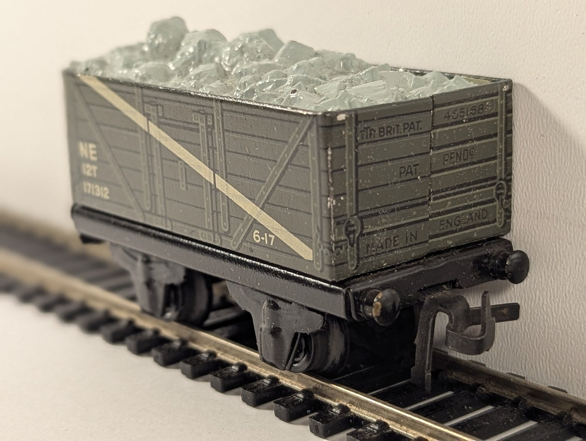 Trix Twin Railway OO Gauge Ballast Wagon Goods Wagon 171312 NE Grey 609