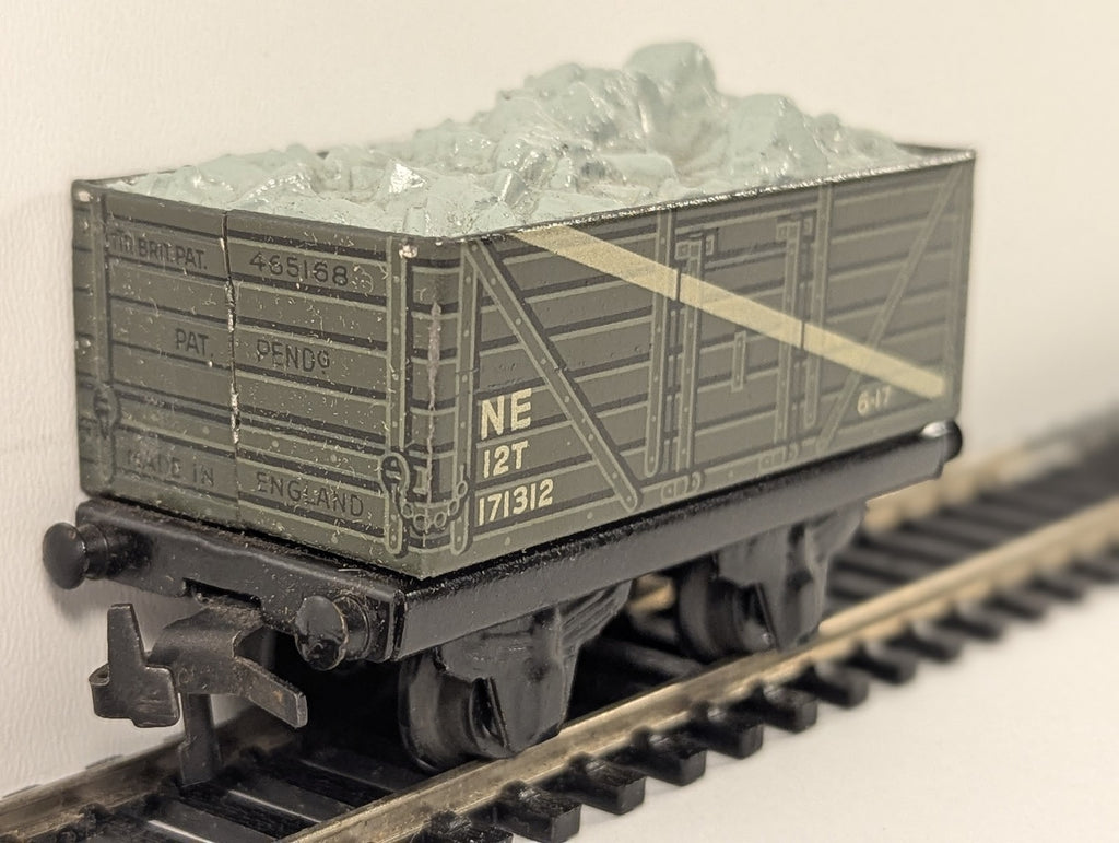 Trix Twin Railway OO Gauge Ballast Wagon Goods Wagon 171312 NE Grey 609