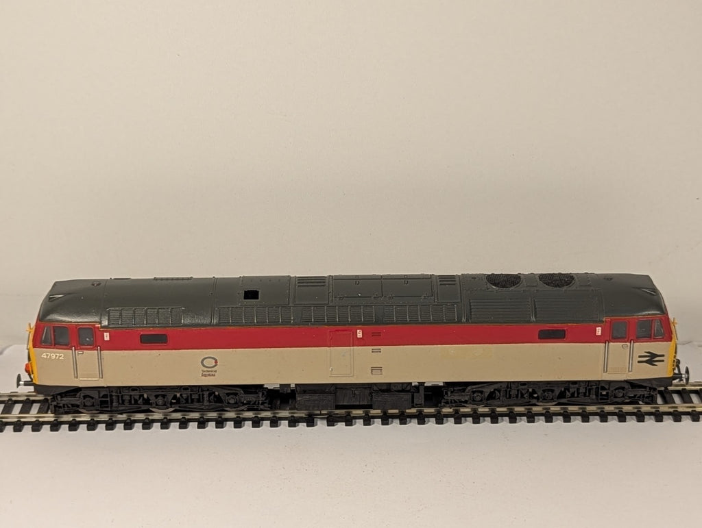 Hornby OO Gauge BR Class 47 Railway Technical Services Red/Grey – Resprayed