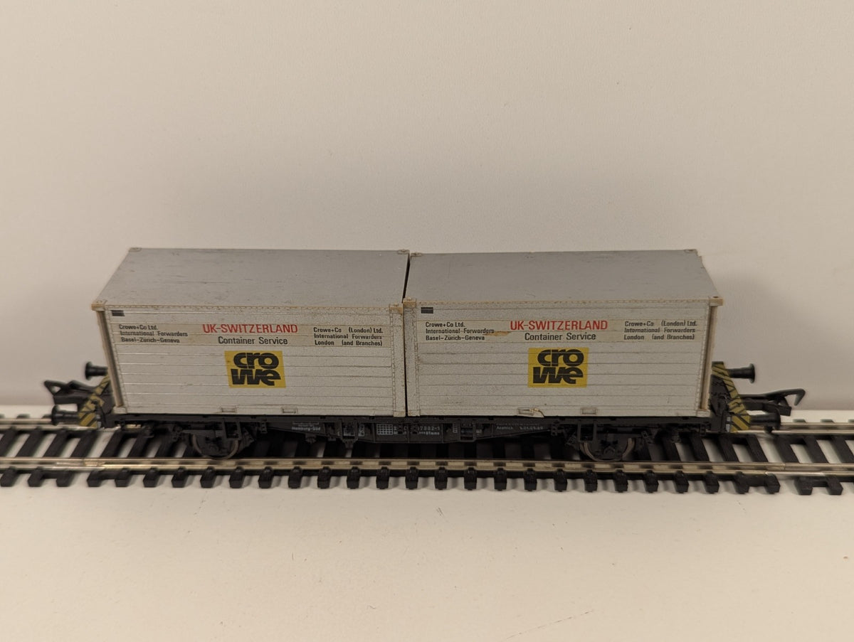 Fleischmann 5235 H0 Container Wagon Freight Model
