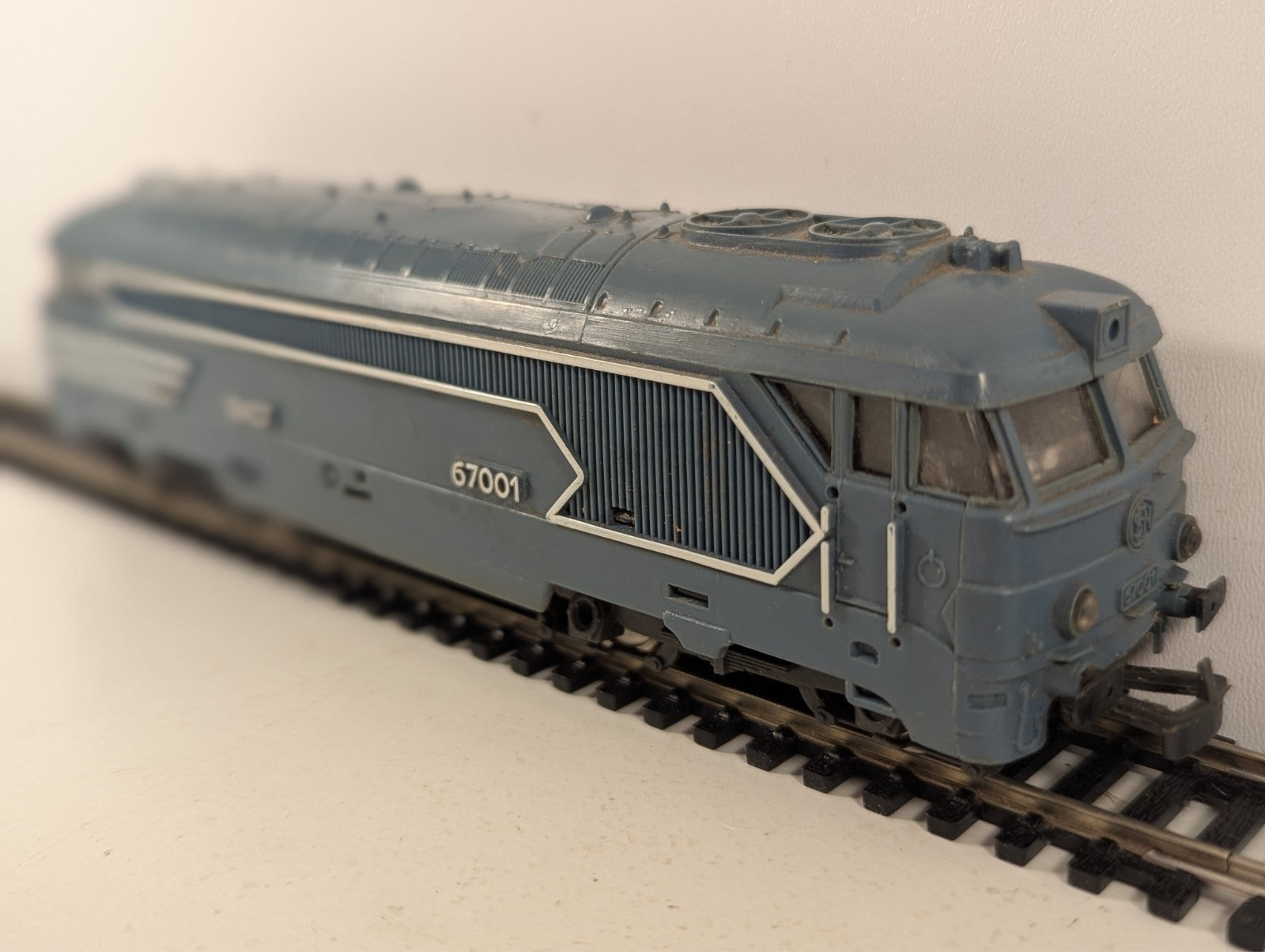 Jouef BB 67001 SNCF Diesel Locomotive HO Gauge - Boxed (Non-Original Box)