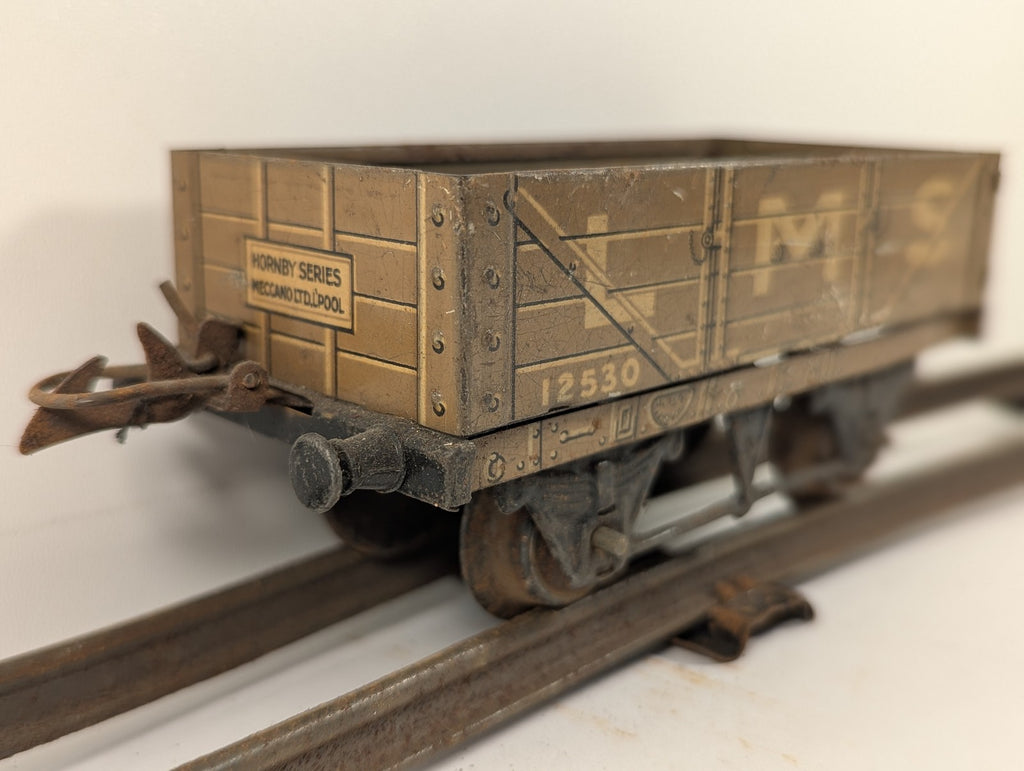 Hornby Series O Gauge No. 1 Open Wagon Goods Wagon 12530 LMS Brown