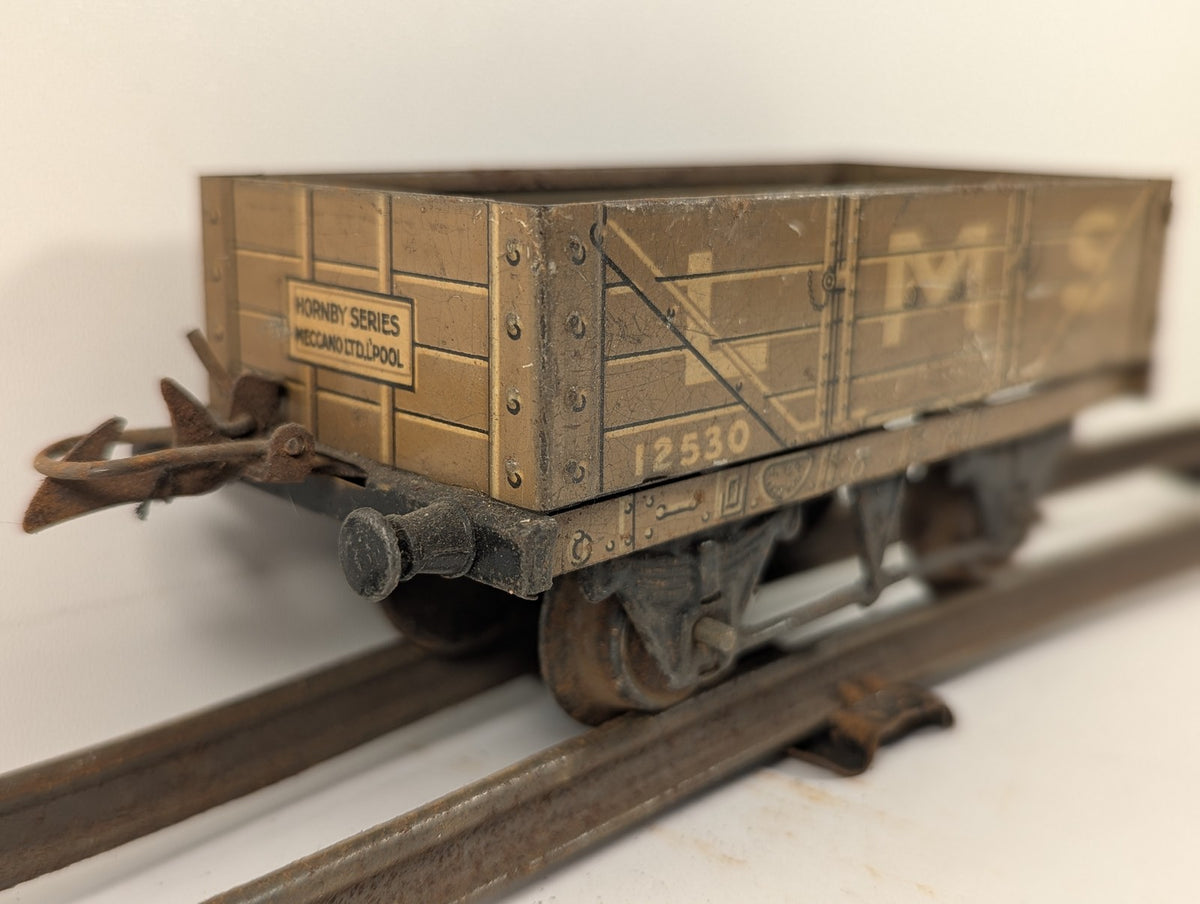 Hornby Series O Gauge No. 1 Open Wagon Goods Wagon 12530 LMS Brown