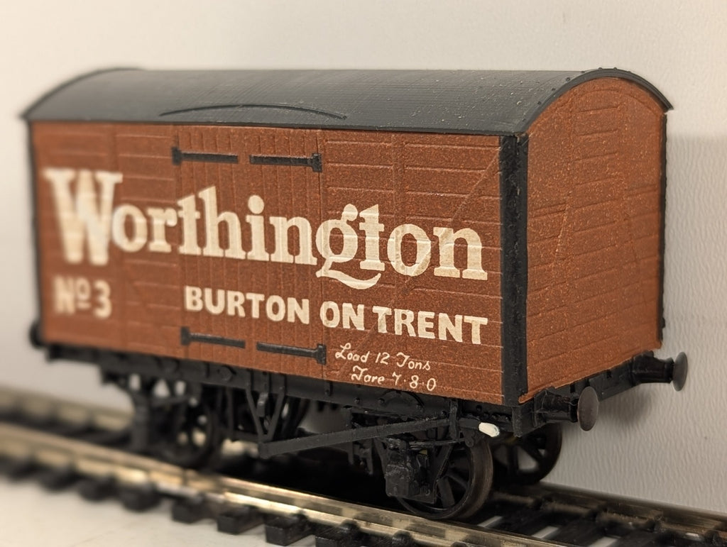 OO Gauge Worthington Burton on Trent 12 Ton Box Van Goods Van 3