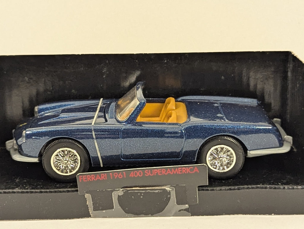Shell Ferrari 1961 400 Superamerica Die-cast Car Metallic Blue
