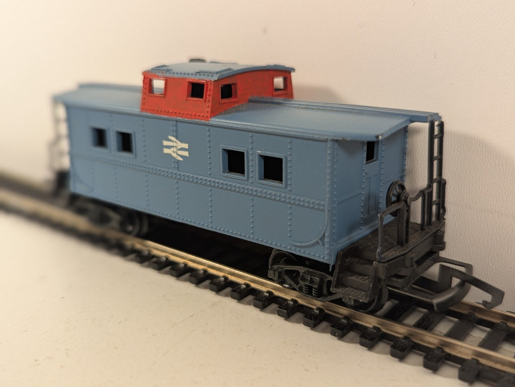 HO Scale Custom British Rail Blue Cupola Caboose