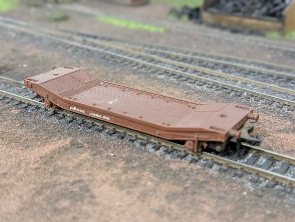 Hornby Dublo 00 Gauge 4652 Machine Wagon Lowmac Goods Wagon