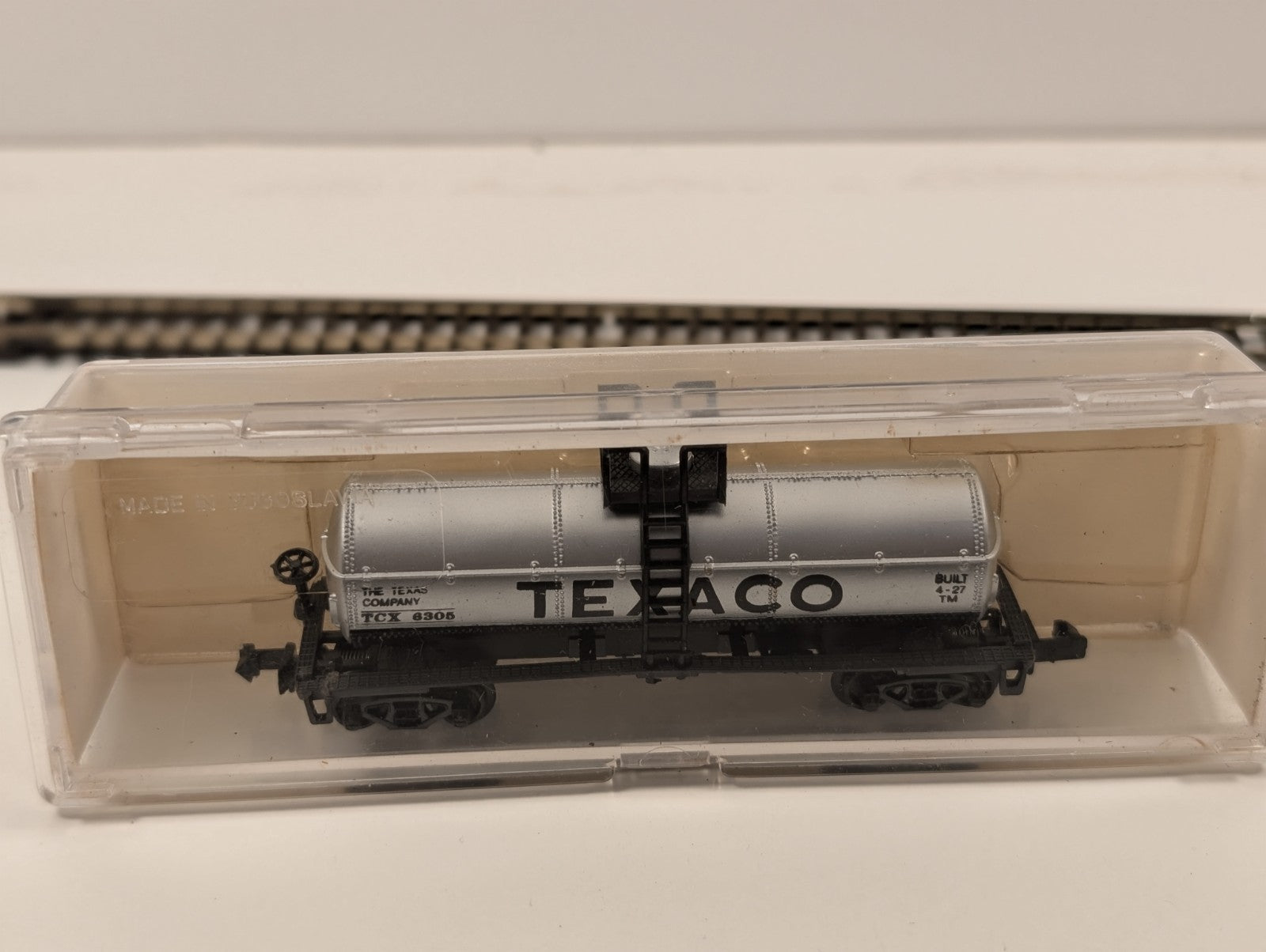 Model Power N Gauge Texaco Tank Car