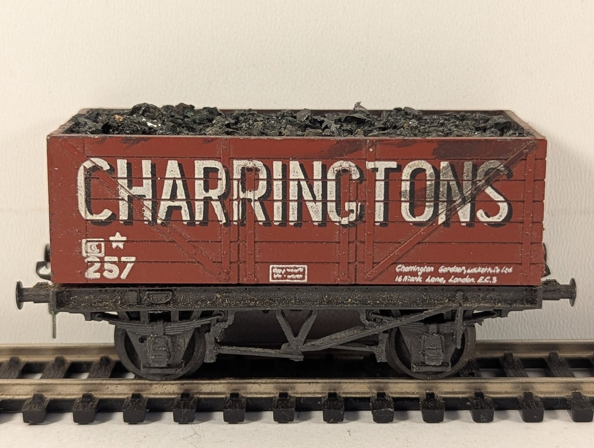 British Trix OO Gauge Charringtons 7-Plank Open Wagon 257 5001
