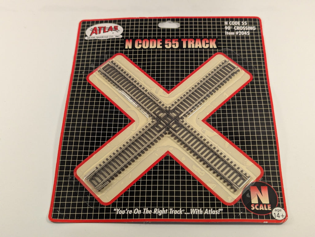 Atlas N Scale 90° Crossing Track 2045