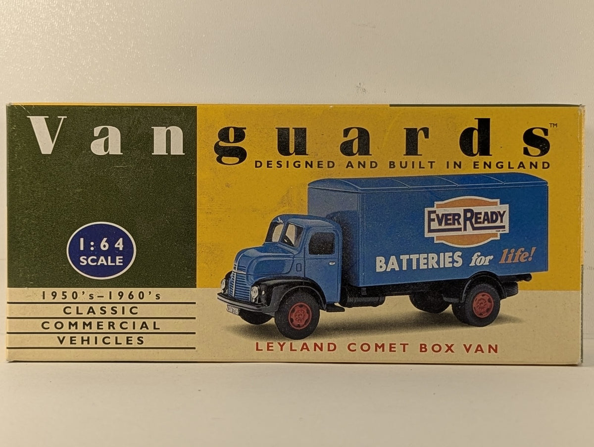 Vanguards 1:64 Leyland Comet Box Van Die-cast Model Vehicle Ever Ready VA18000