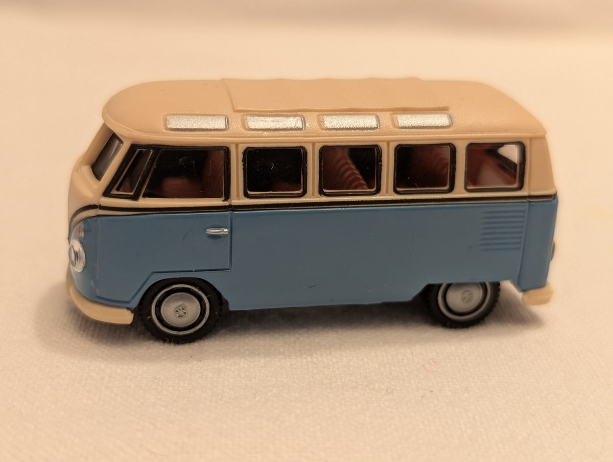 High Speed 1:87 Scale Volkswagen Type 2 T1 Combi Samba Bus Die-cast Van