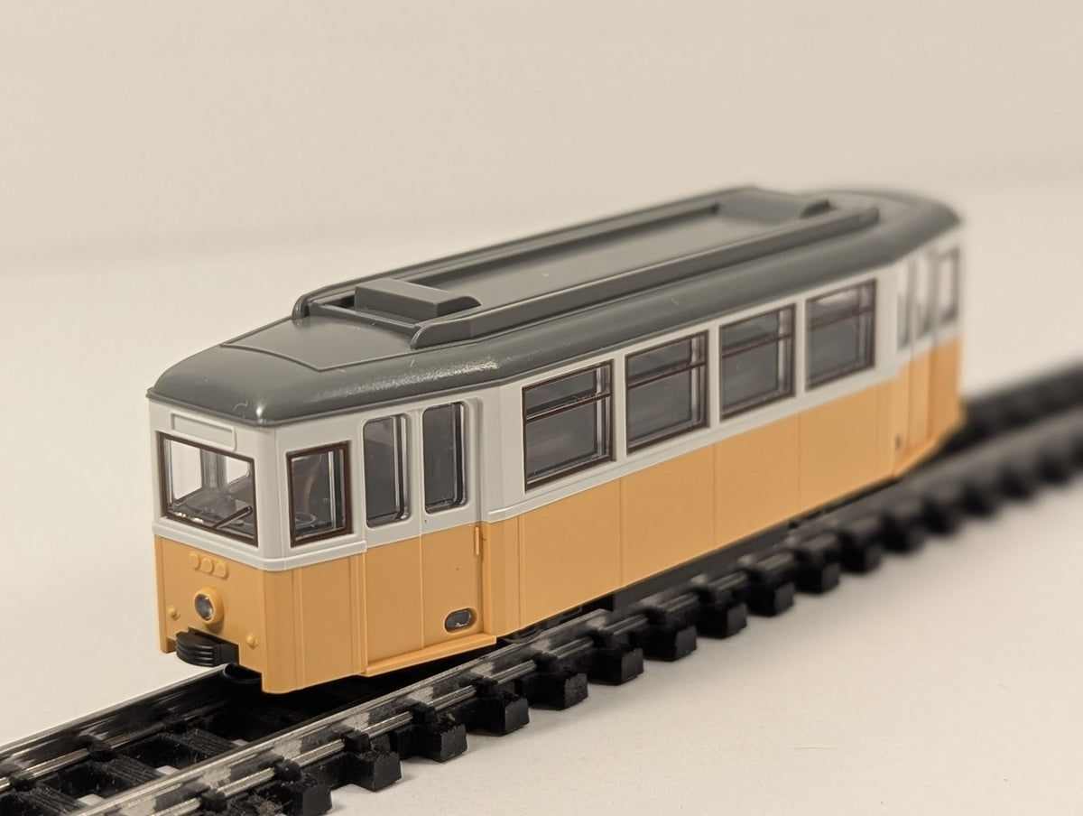 Kato N Gauge N Pocket Line Tram Yellow and White Dummy Unit