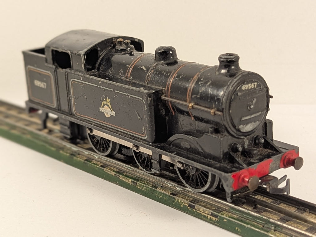 Hornby Dublo EDL17 Class N2 0-6-2T BR Black 69567  - 3 Rail