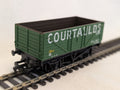 Mainline OO Gauge 7 Plank Open Wagon Courtaulds Goods Wagon 18 Courtaulds Green