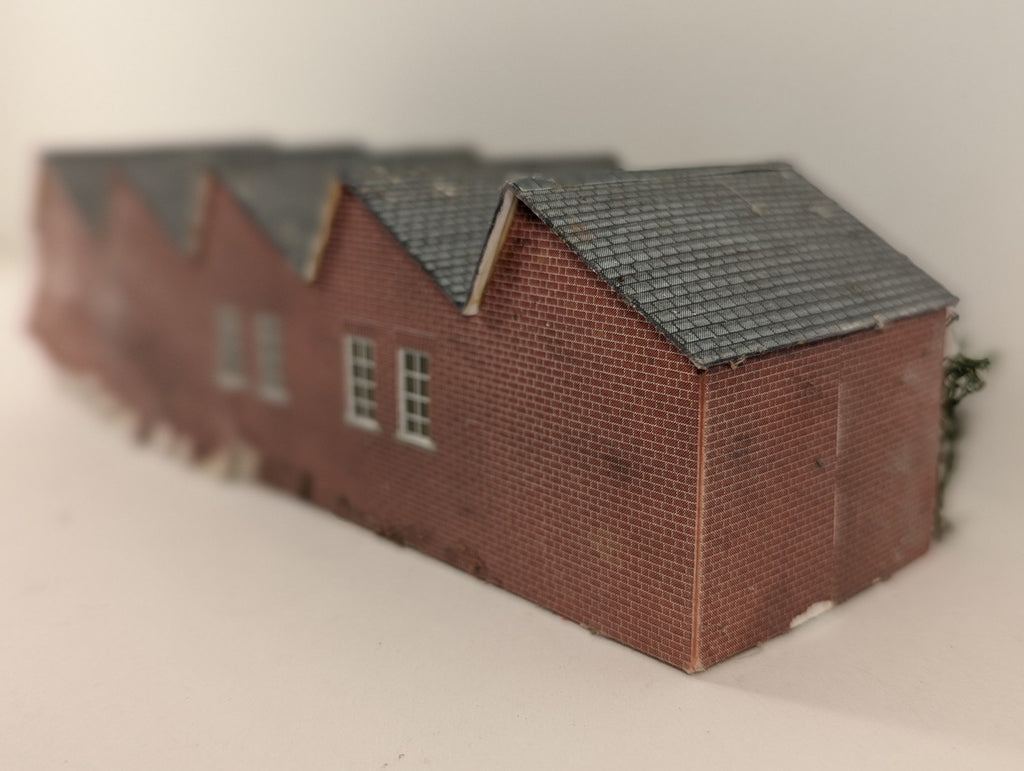 Metcalfe N Gauge Red Brick Factory Building