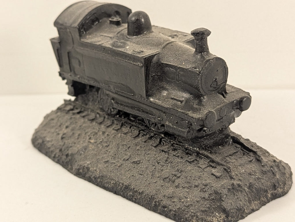 Kingmaker Handmade Coal Sculpture Dock Tank Engine Ornament