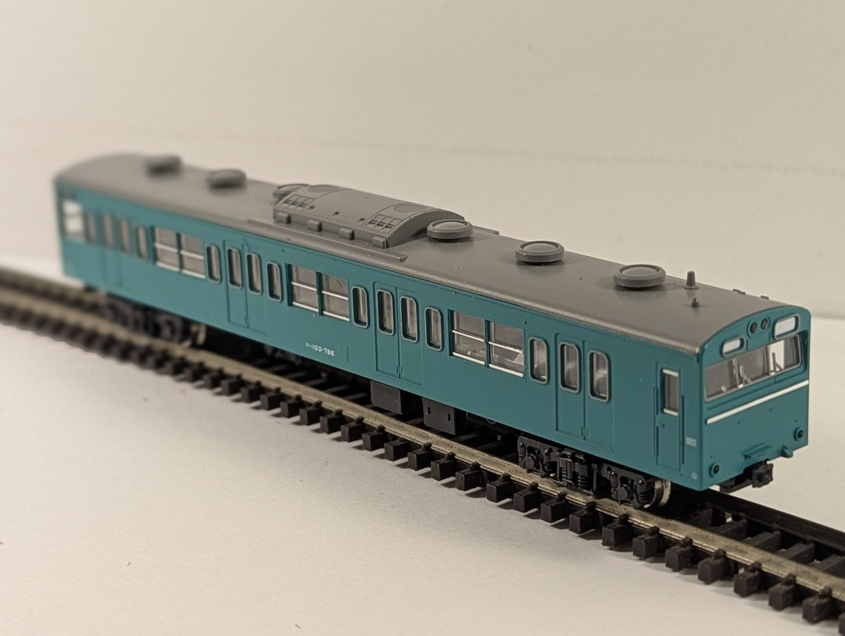 Kato N Gauge Series 103 Driving Trailer EMU Coach KuHa 103-786 Sky Blue