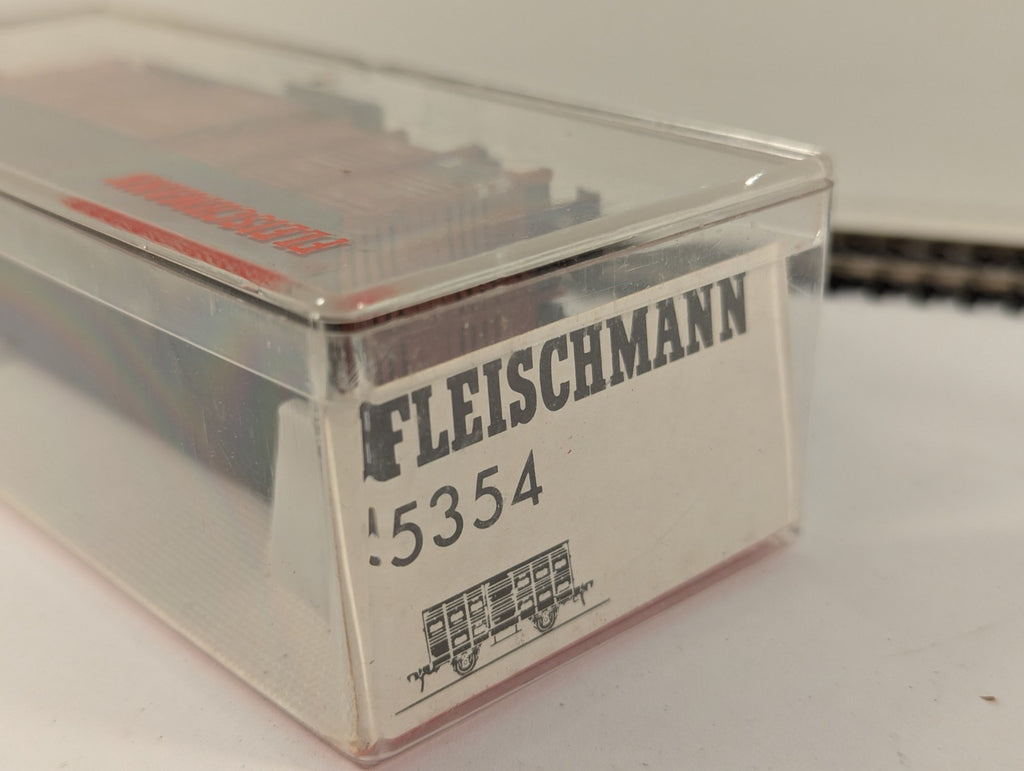 Fleischmann 5354 HO Gauge Red DRG Kleinviehwagen Boxed