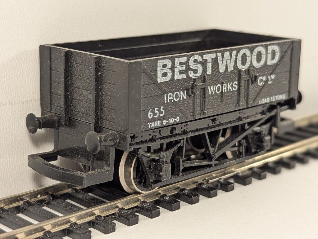 Hornby OO Gauge Bestwood Iron Works Open Wagon 7-Plank Open Wagon 655
