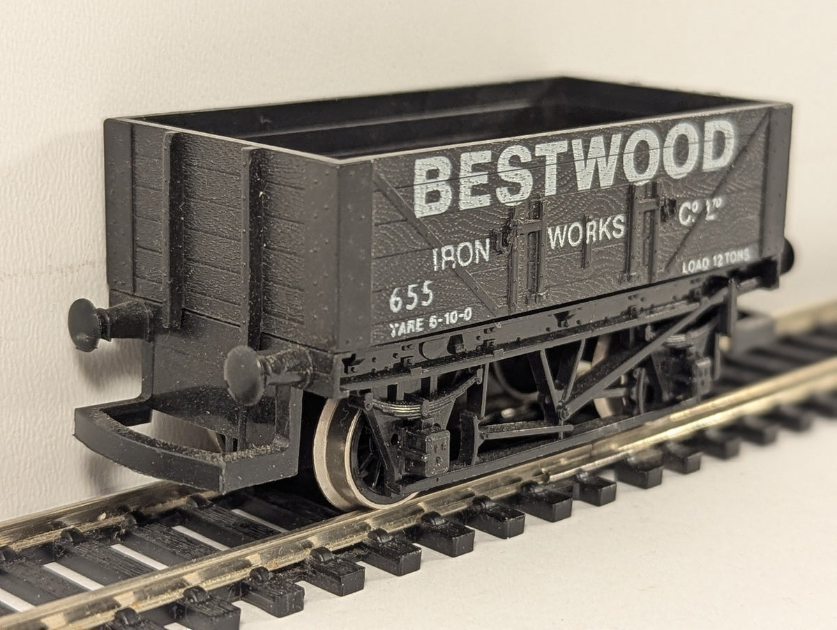 Hornby OO Gauge Bestwood Iron Works Open Wagon 7-Plank Open Wagon 655