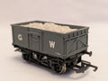 Hornby OO Gauge 16-Ton Steel Mineral Wagon Goods Wagon GWR Grey