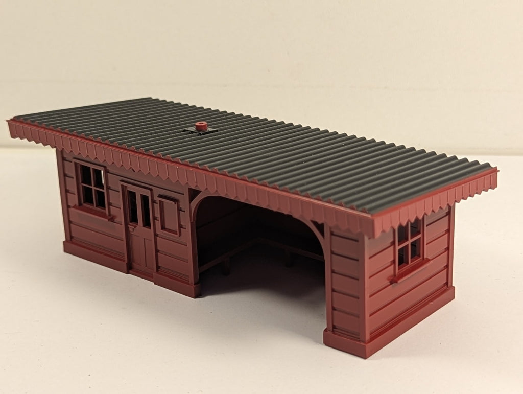 Hornby OO Gauge R513 Platform Waiting Room Maroon