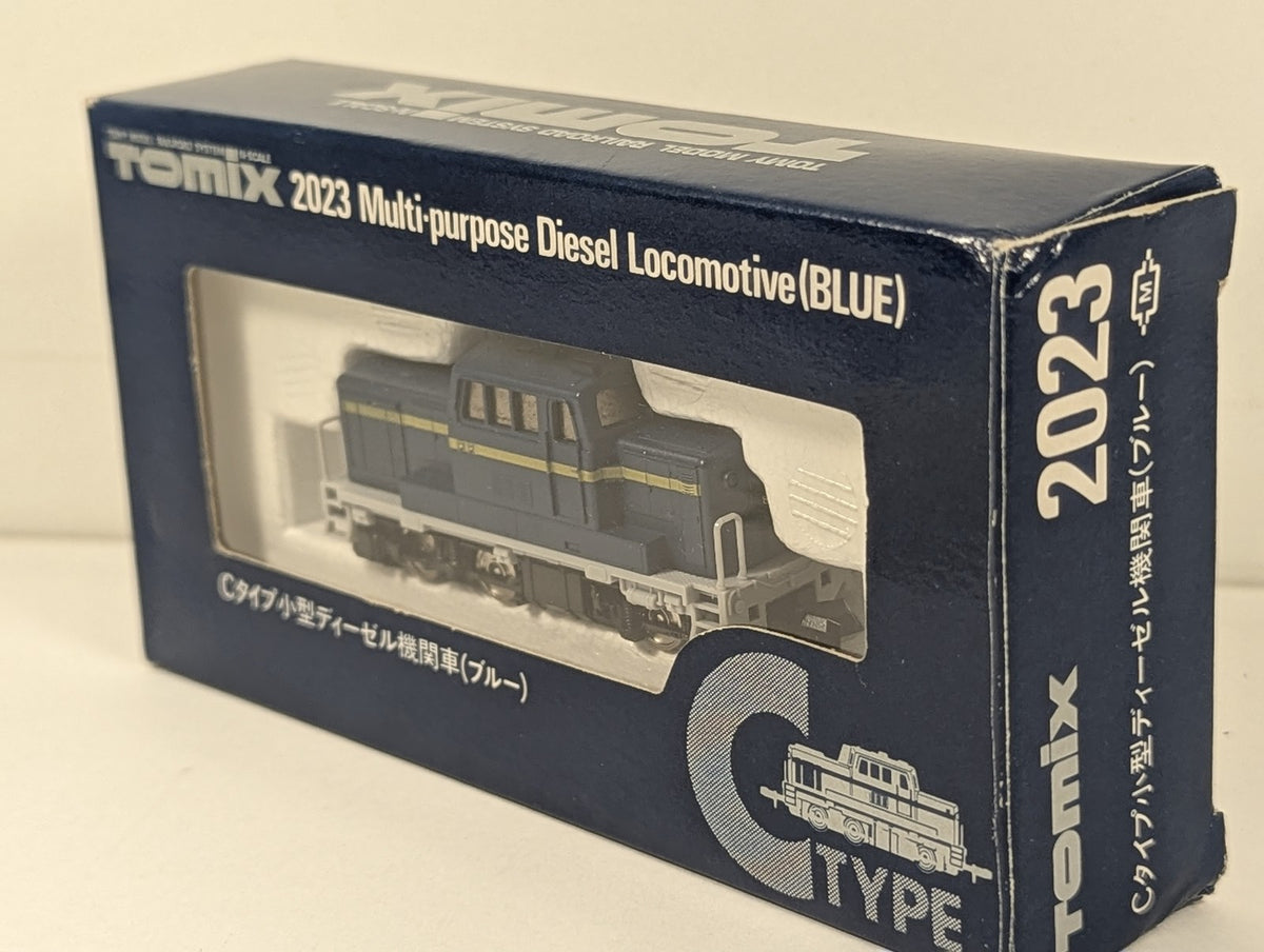 Tomix N Gauge Multi-purpose Diesel Locomotive Blue with yellow stripe 2023