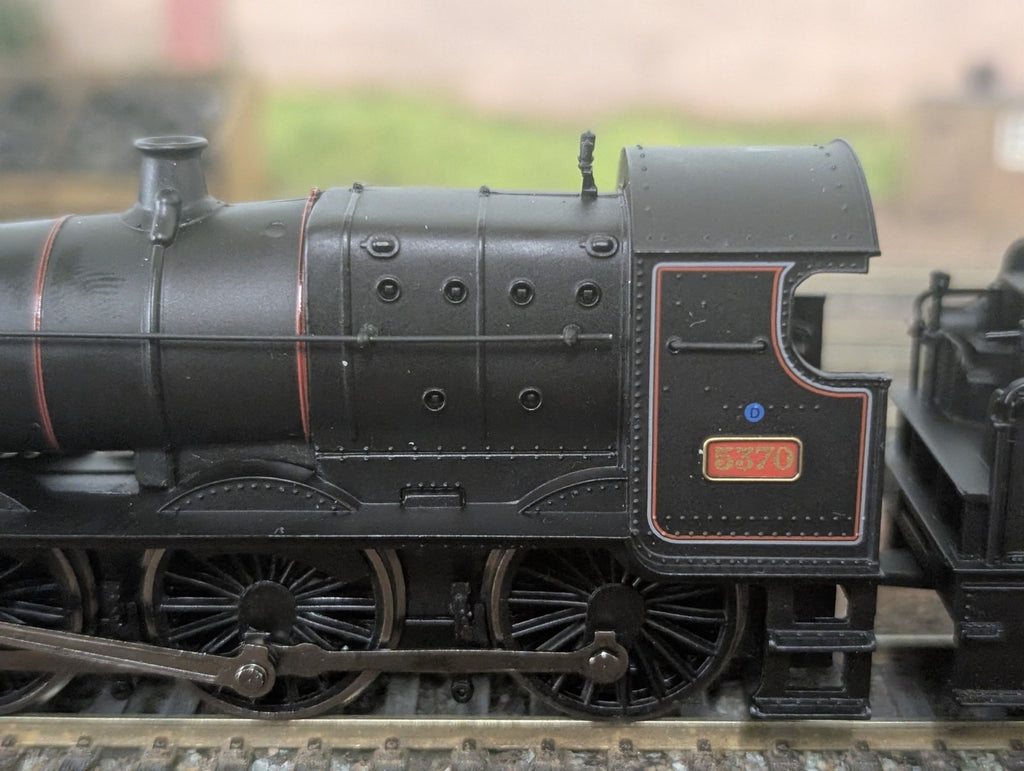 Bachmann OO Gauge 31-828 BR 43XX Mogul 5370 Lined Black Early Crest Boxed