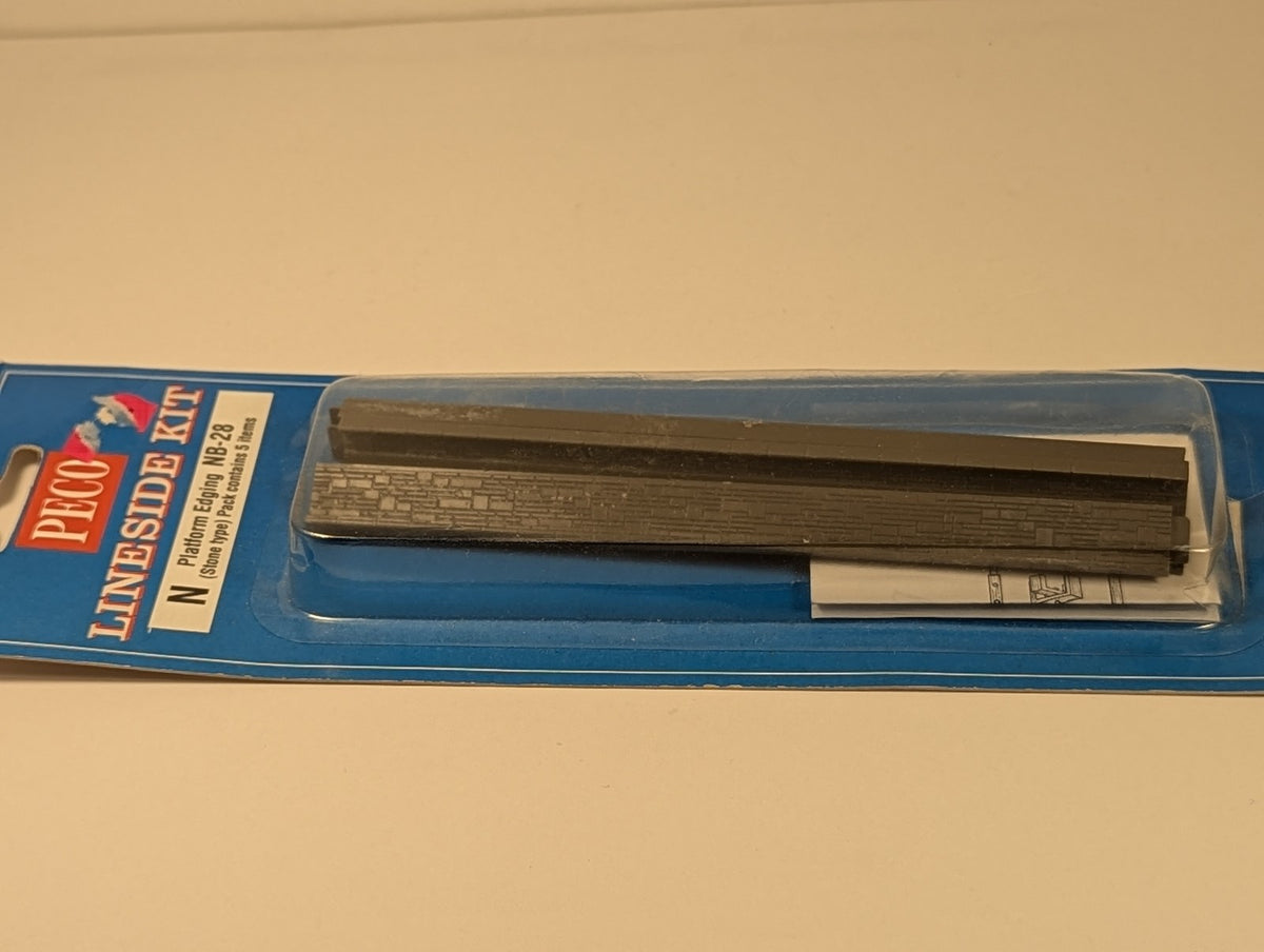 Peco N Gauge Platform Edging (Stone type) Lineside Kit NB-28