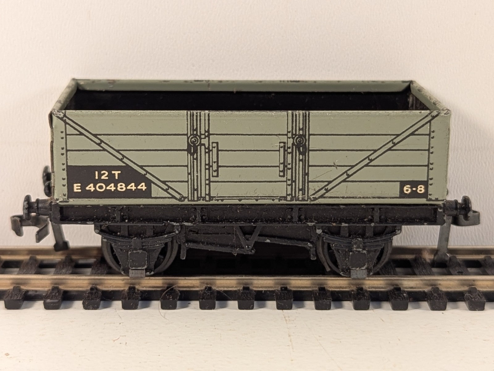 Hornby Dublo 32075 BR 5 Plank Open Wagon E404844 Grey OO Gauge