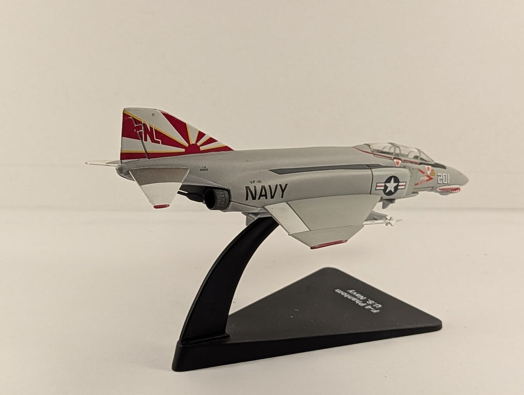 F-4 Phantom Die-cast Model Aircraft 201 U.S. Navy VF-111 Sundowners