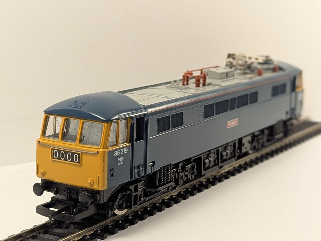 Hornby OO Gauge Class 86/2 'Phoenix' Electric Locomotive 86219 BR Blue R388