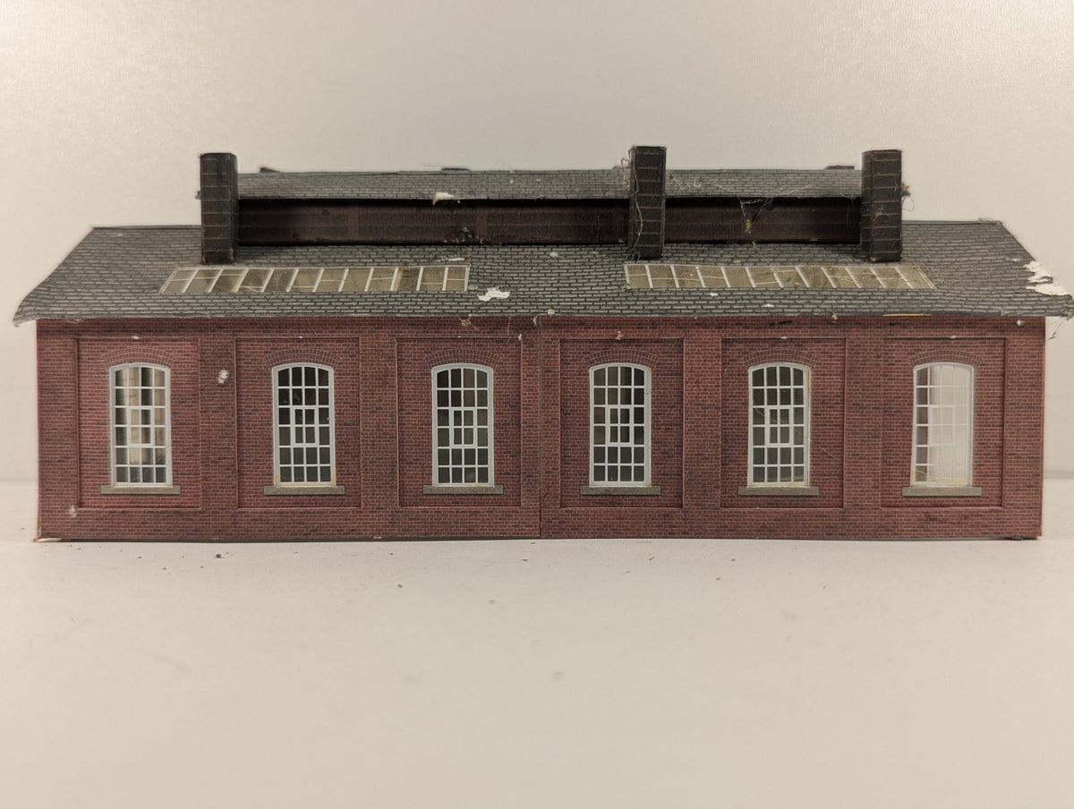 Metcalfe Models N Gauge Double Track Engine Shed Building Red Brick PO223