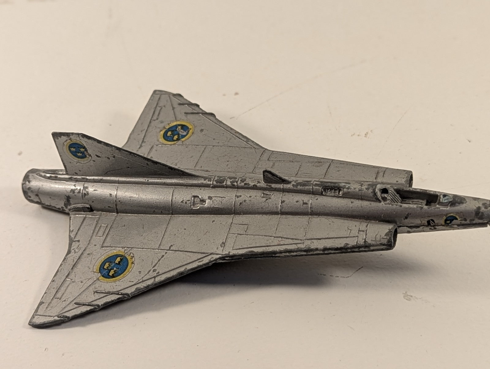 Lintoy Diecast Saab 35 Draken Fighter Jet Model