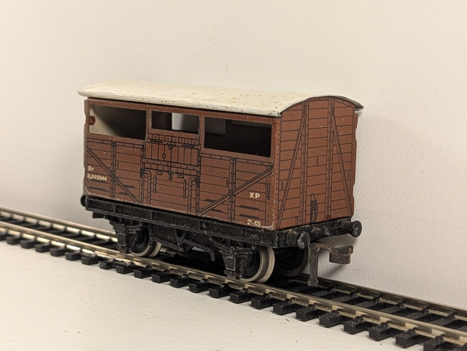 Hornby Dublo 32020 OO Gauge BR Brown D1 Cattle Truck - Boxed