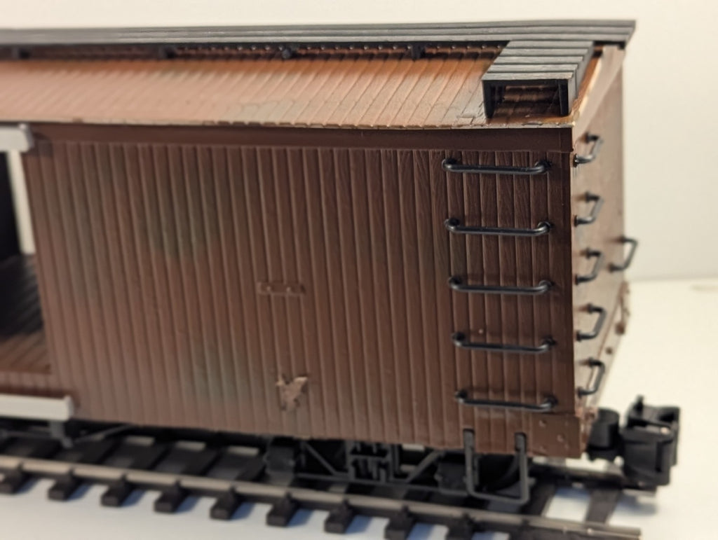 Bachmann Big Haulers 98903 G Gauge Wooden Boxcar Kit - built