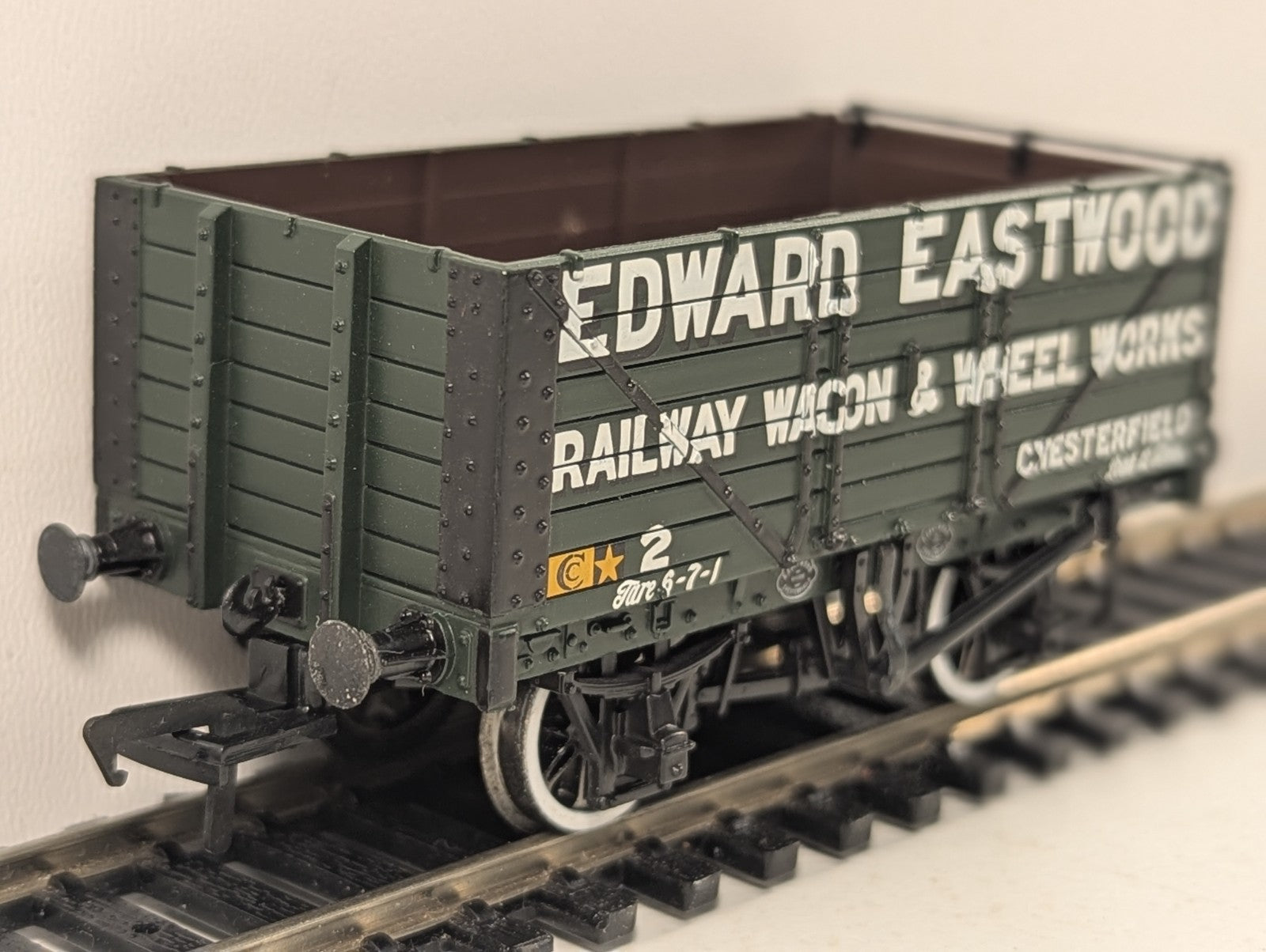 Bachmann 37-080K 7 Plank End Door Wagon 'Edward Eastwood'